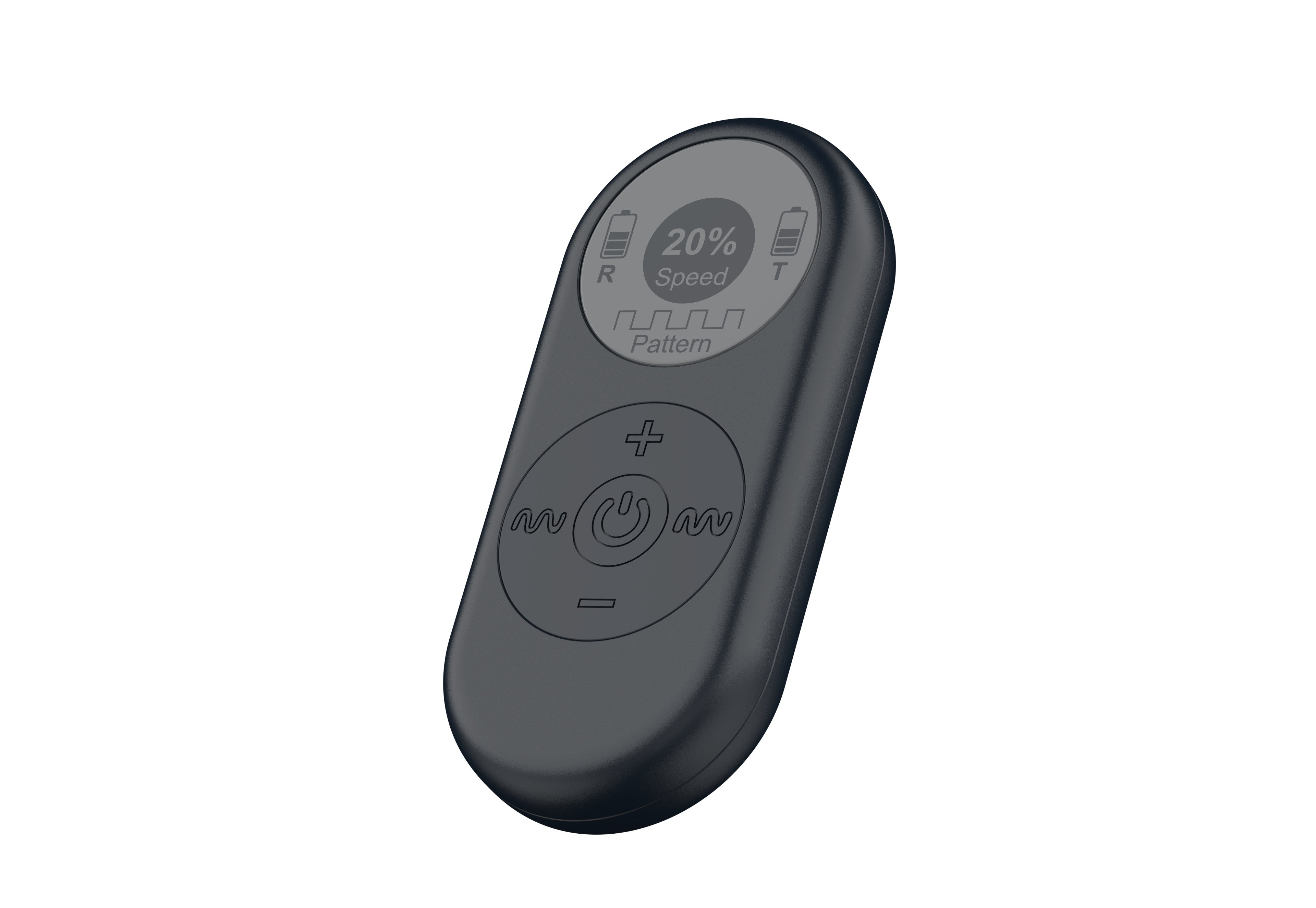 be-happy-t-l-commande-lcd-rechargeable-accessoire-noir-mod-le-1 image 2