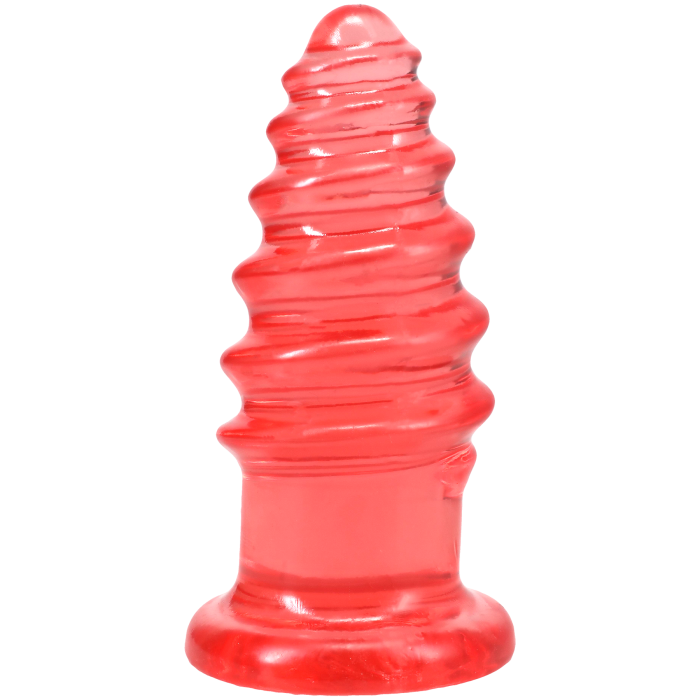 doc-johnson-crystal-jellies-anal-twist-plug-anal-transparent image 5