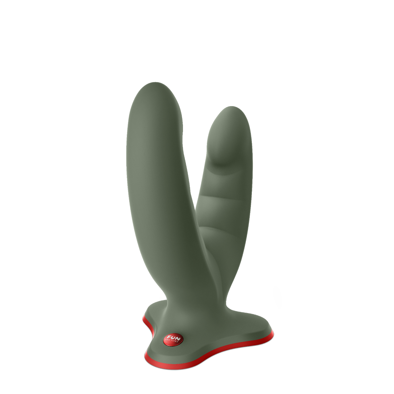 fun-factory-ryde-gode-double-ventouse-wild-olive image 1