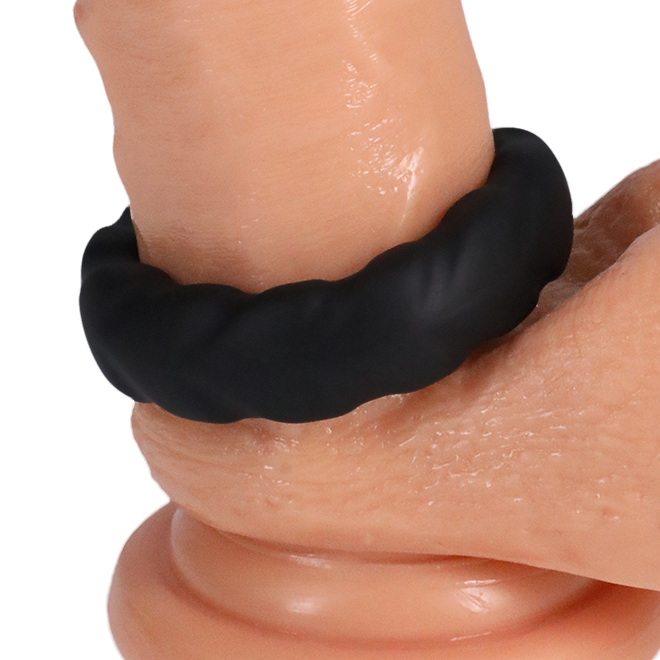 doc-johnson-rock-solid-fat-tire-anneau-p-nien-noir-silicone image 5