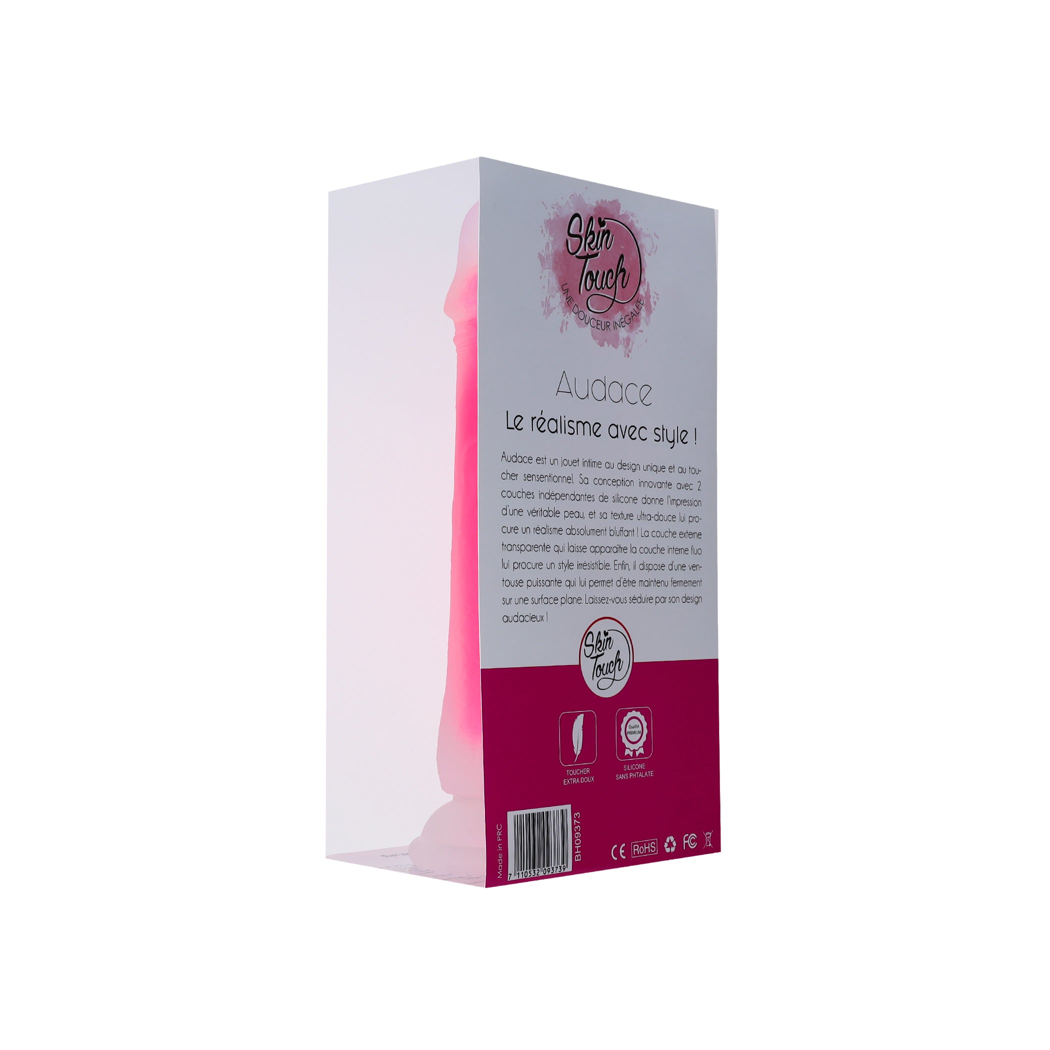 be-happy-audace-gode-ventouse-double-densit-dildo-rose-r-aliste image 6