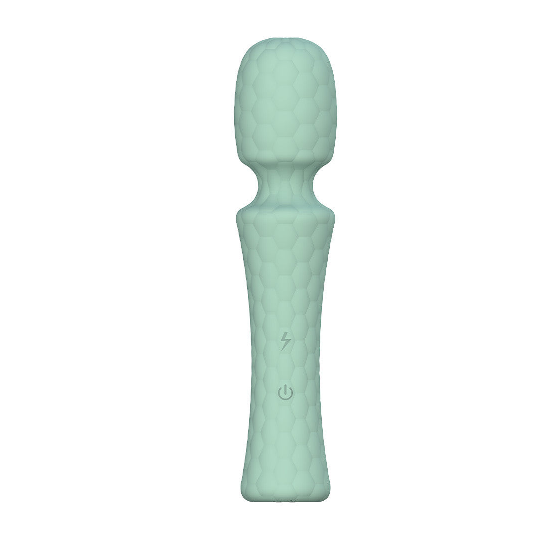be-happy-stormy-wand-clitoridien-vibrant-vert-puissant image 2