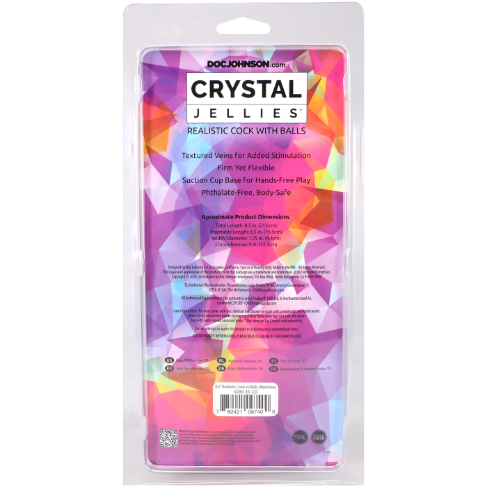 doc-johnson-crystal-jellies-gode-r-aliste-21-cm-rainbow image 6
