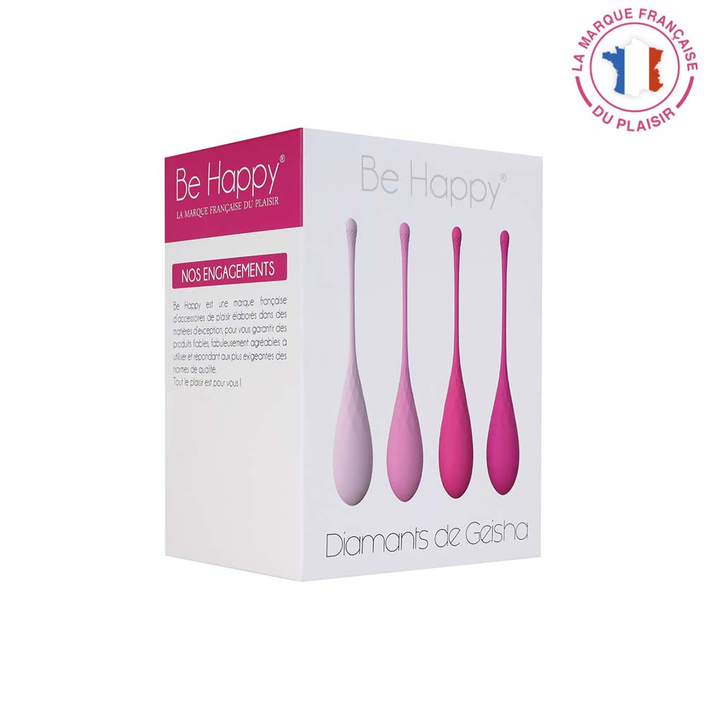 be-happy-diamant-de-geisha-boules-rose-silicone-progressives image 4