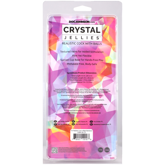 doc-johnson-crystal-jellies-gode-r-aliste-rainbow-24-cm image 6