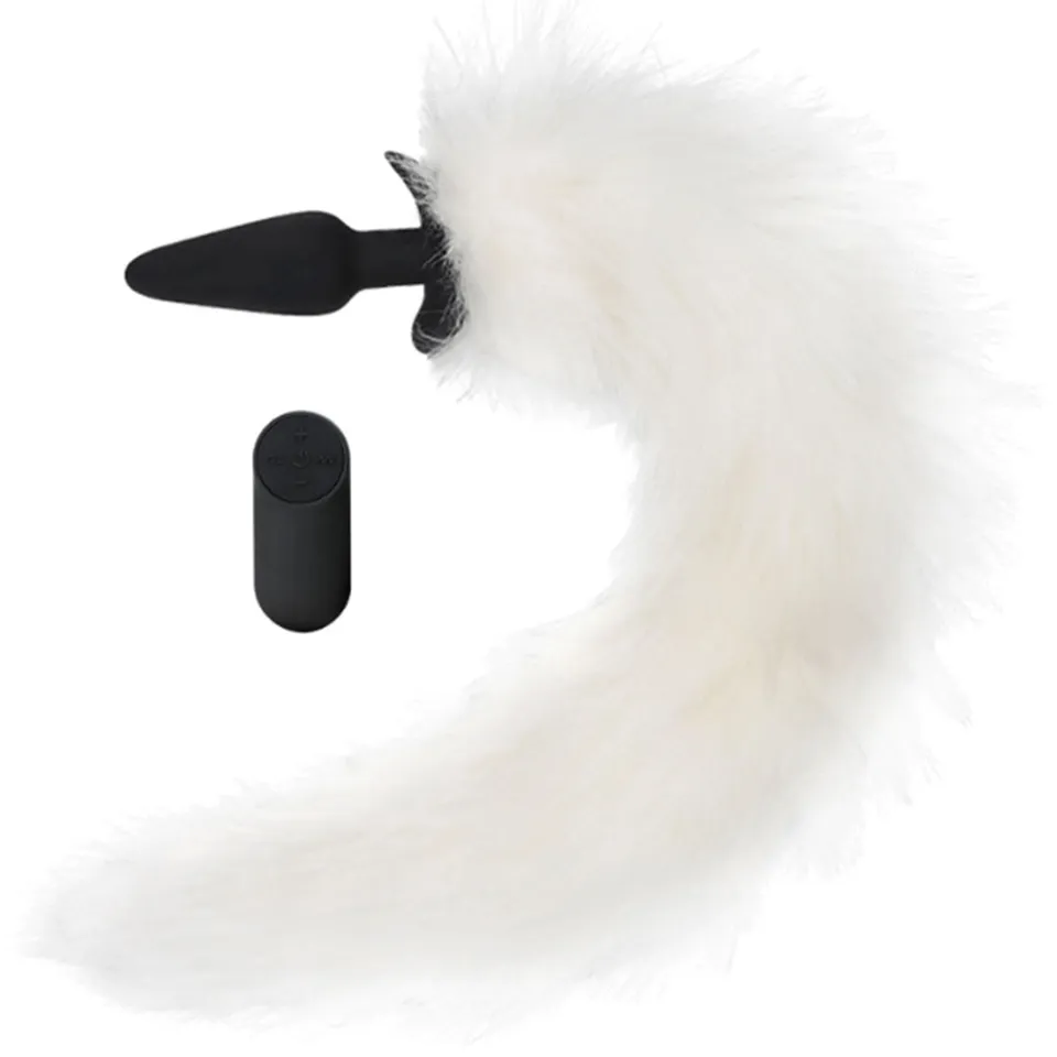 be-happy-rus-plug-anal-queue-t-l-commande-noir-blanc image 1