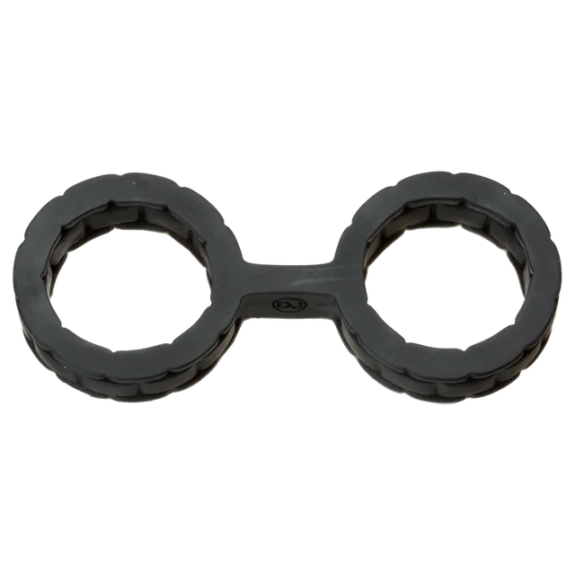 doc-johnson-japanese-bondage-menottes-silicone-noires-s image 1