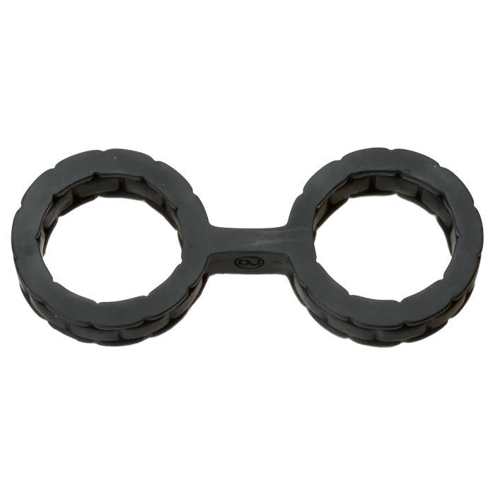 doc-johnson-japanese-bondage-menottes-silicone-noires-s image 1