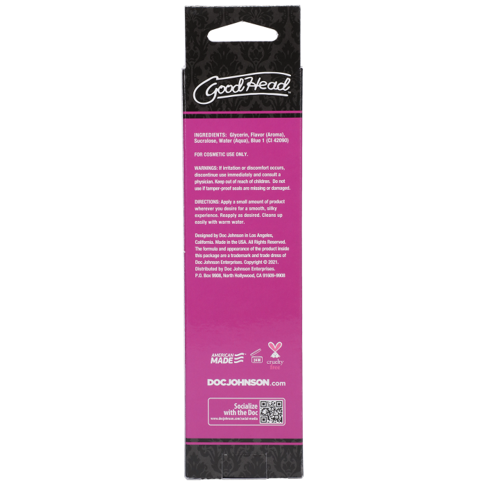 doc-johnson-goodhead-gel-oral-chauffant-barbe-papa-118ml image 3