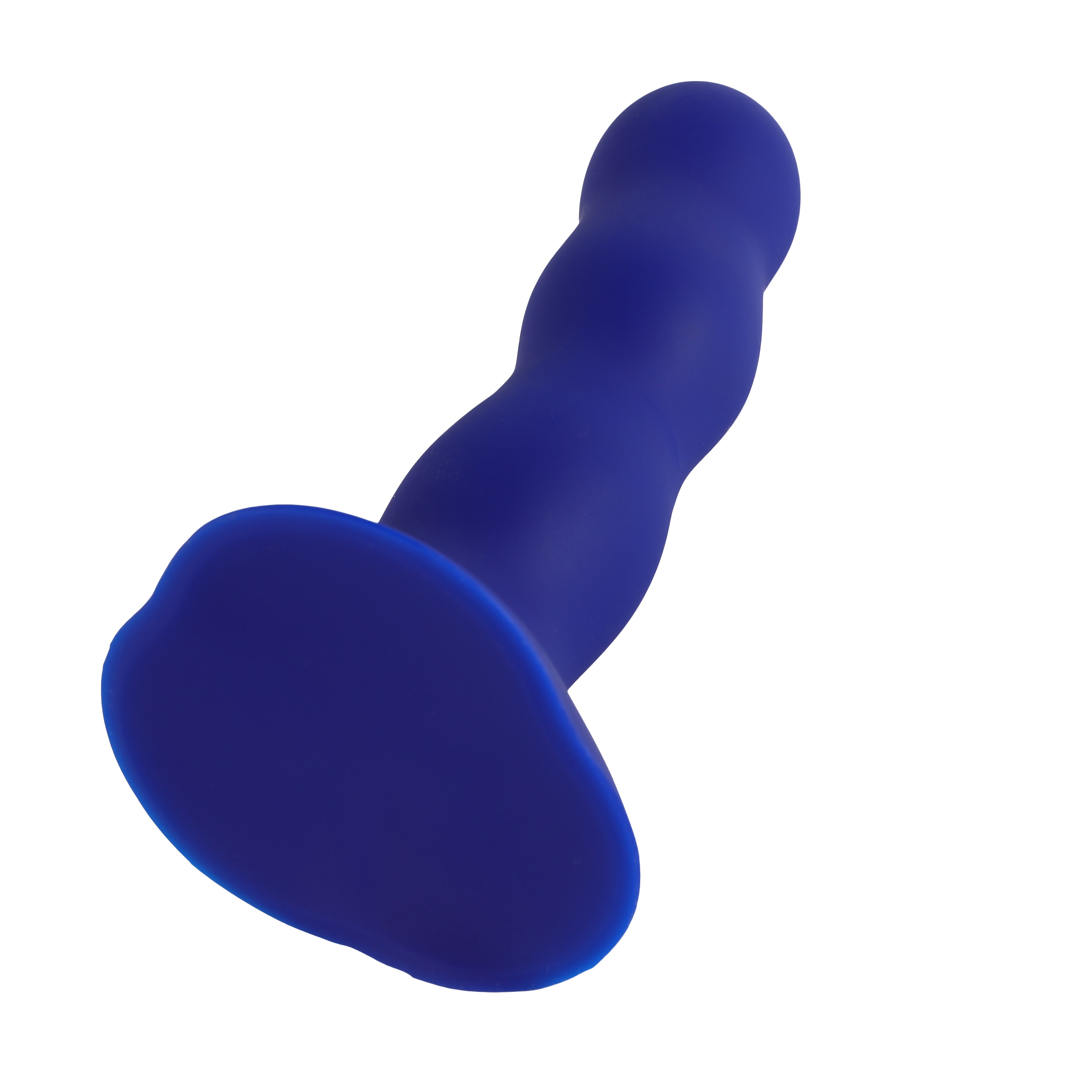 be-happy-zigzag-gode-ventouse-3-boules-bleu-silicone image 3