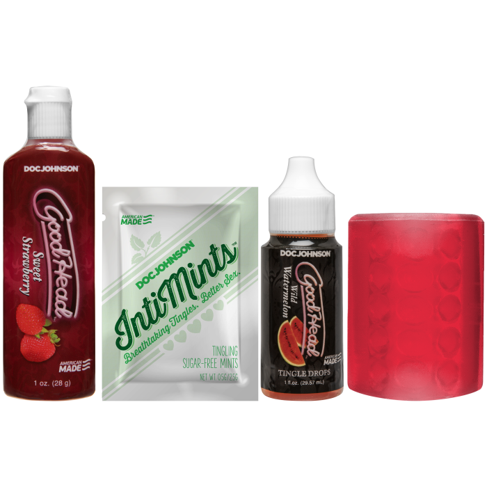 doc-johnson-goodhead-fundamentals-kit-sexe-oral-fraise image 1