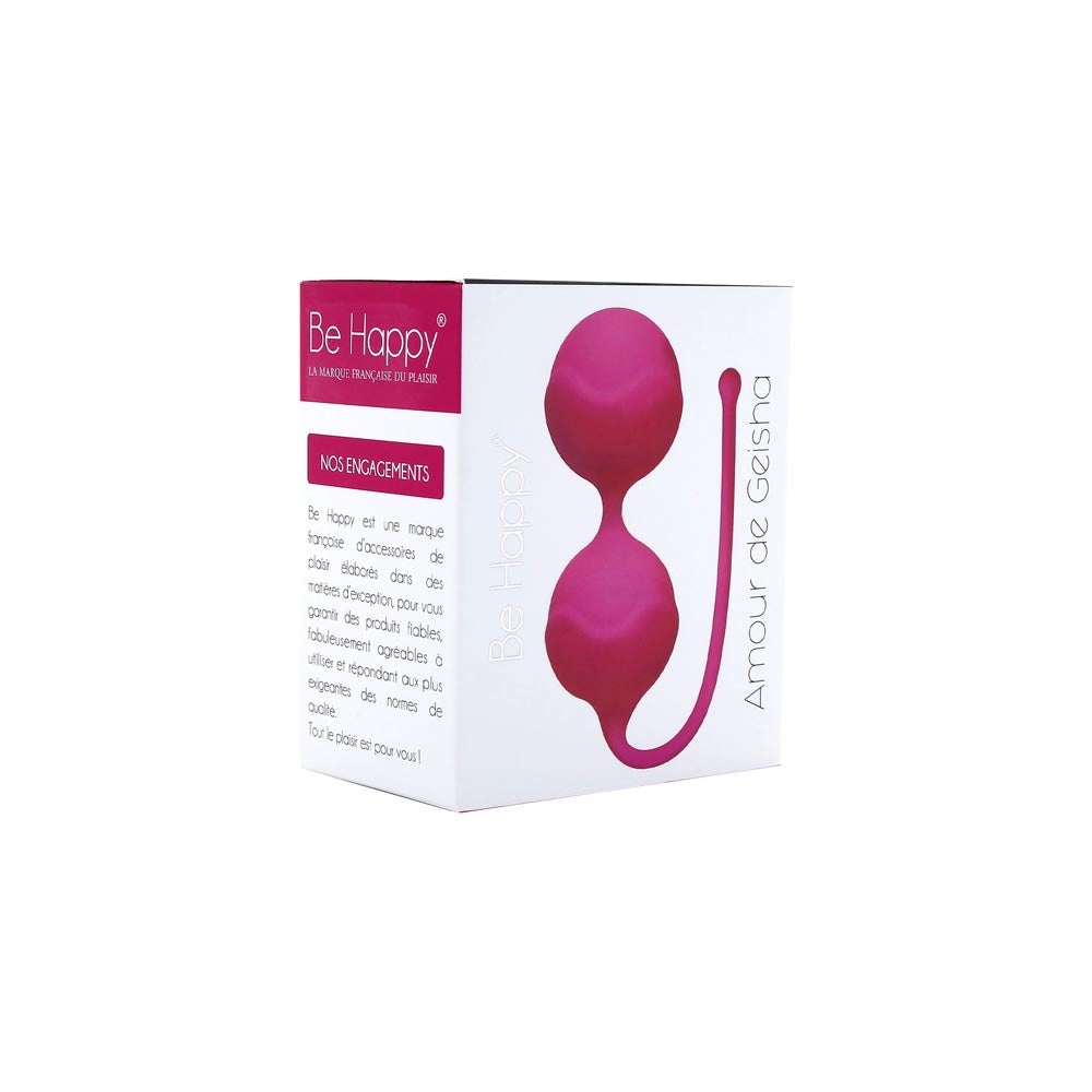 be-happy-boules-geisha-amour-rose-fluo-violet-silicone image 4