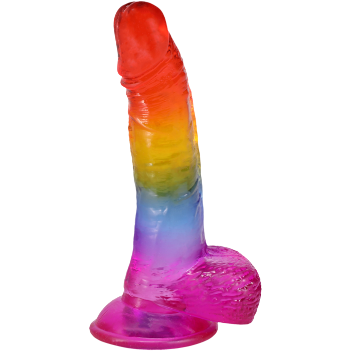 doc-johnson-crystal-jellies-gode-r-aliste-21-cm-rainbow image 1