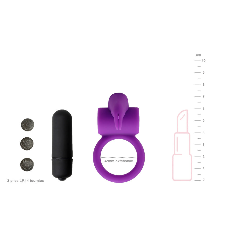 be-happy-union-rabbit-anneau-vibrant-couple-violet image 2
