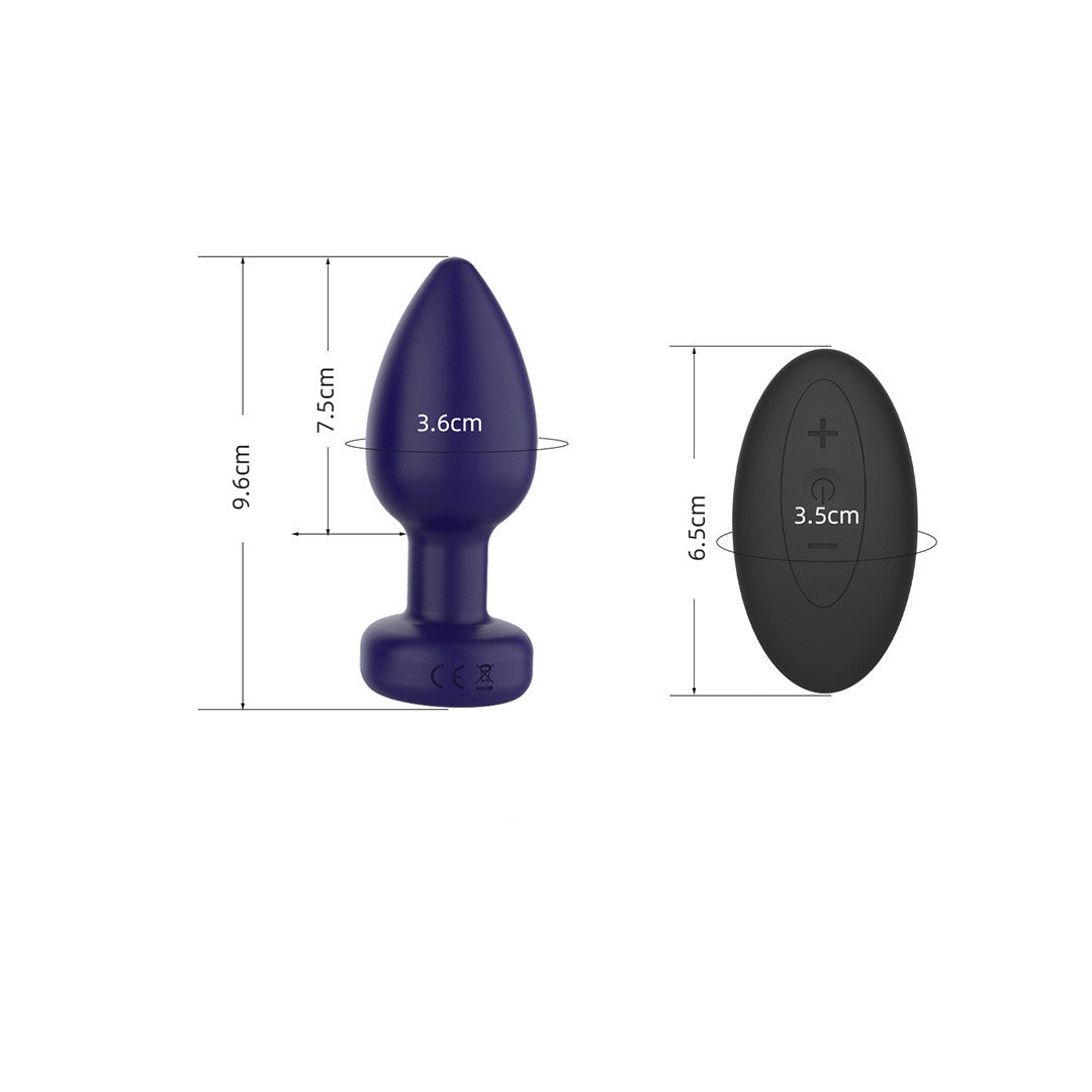 be-happy-contexte-plug-anal-vibrant-t-l-command-bleu-s image 4