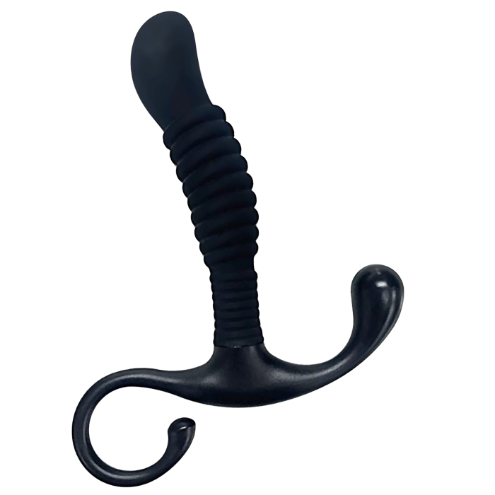 doc-johnson-optimale-masseur-prostate-silicone-nervur-noir image 2
