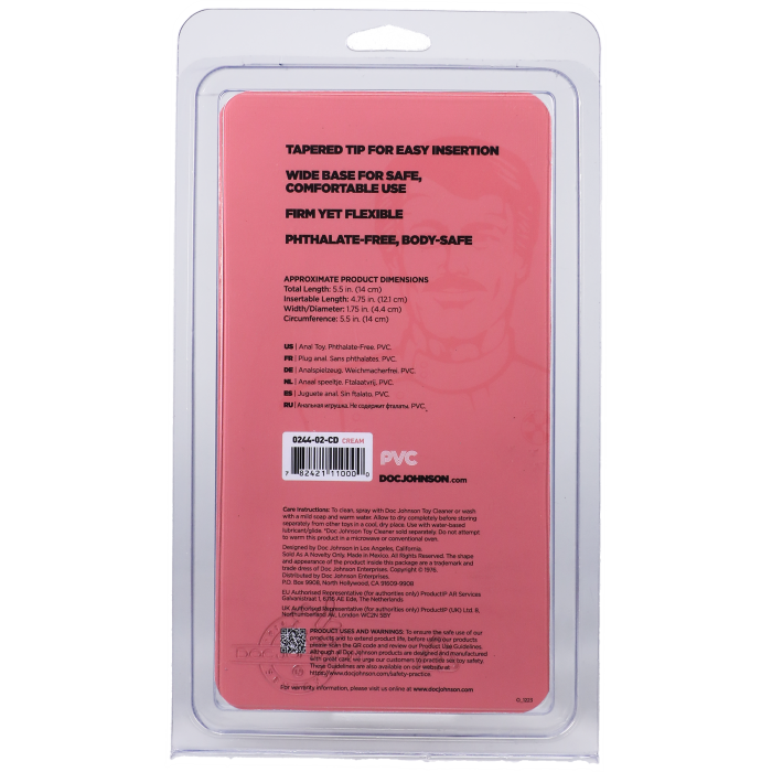 doc-johnson-classic-plug-anal-medium-pvc-cr-me image 5