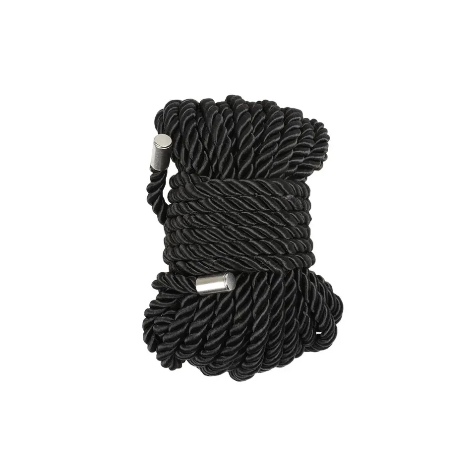 be-happy-domination-soft-corde-bondage-nylon-10-m-noir image 1