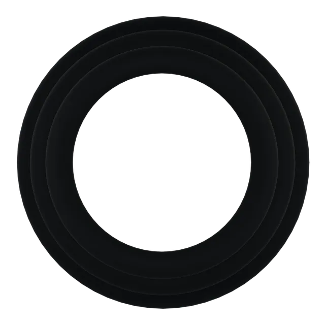 doc-johnson-rock-solid-gasket-lot-3-anneaux-p-niens-silicone-noir image 1
