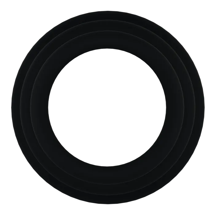 doc-johnson-rock-solid-gasket-lot-3-anneaux-p-niens-silicone-noir image 1