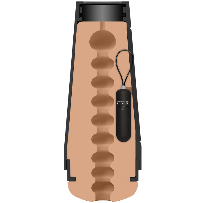 doc-johnson-main-squeeze-vibro-masturbateur-vanille image 2