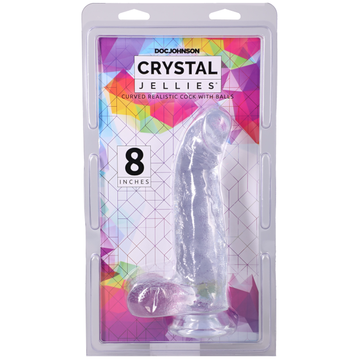 doc-johnson-crystal-jellies-gode-r-aliste-courb-20-cm-transparent image 5