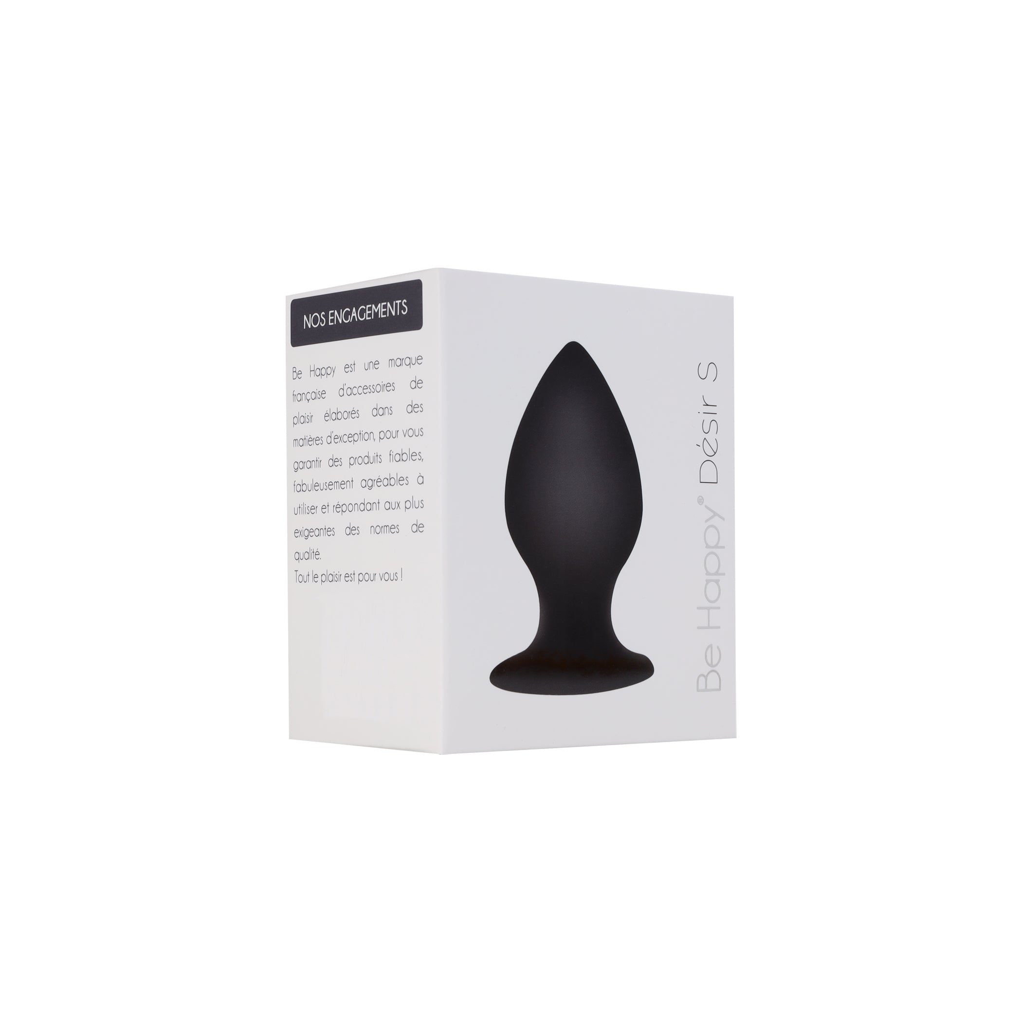 be-happy-d-sir-plug-anal-ventouse-noir-silicone-taille-s image 5