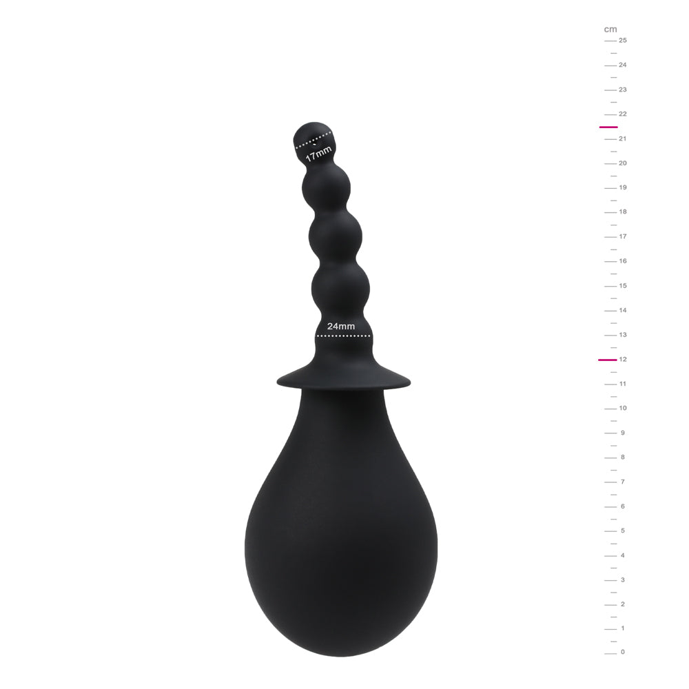 be-happy-sextoy-anal-grande-poire-de-lavement-anal-ondul-e-noire image 2