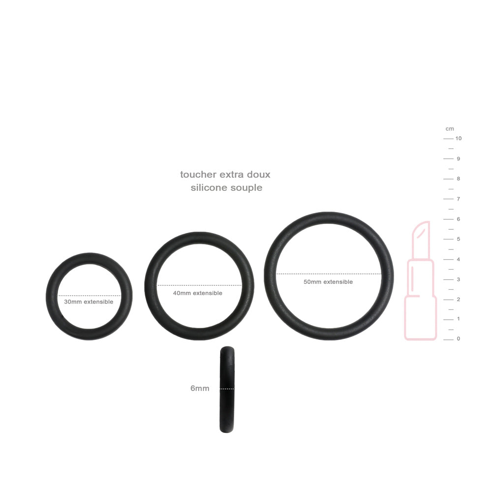 be-happy-trio-cockrings-fins-anneau-p-nis-noir-couple image 2