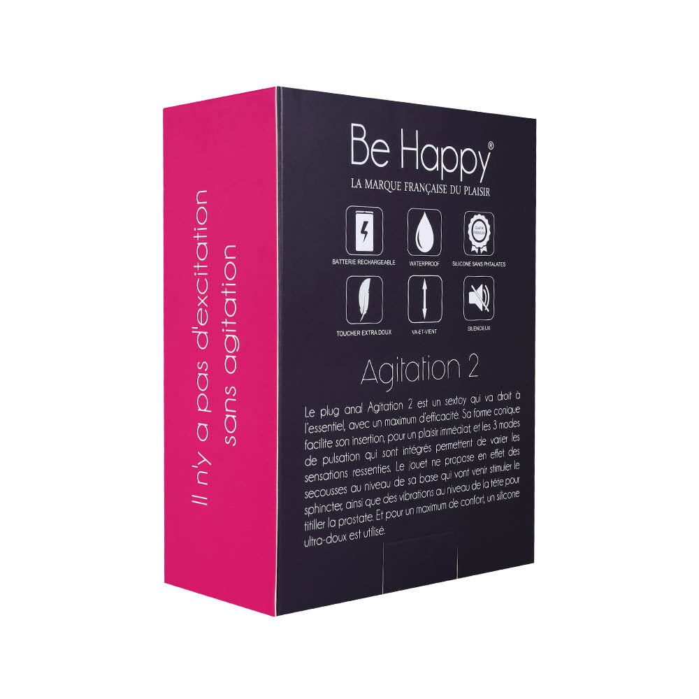 be-happy-agitation-2-plug-anal-vibrant-noir-or-prostate image 7