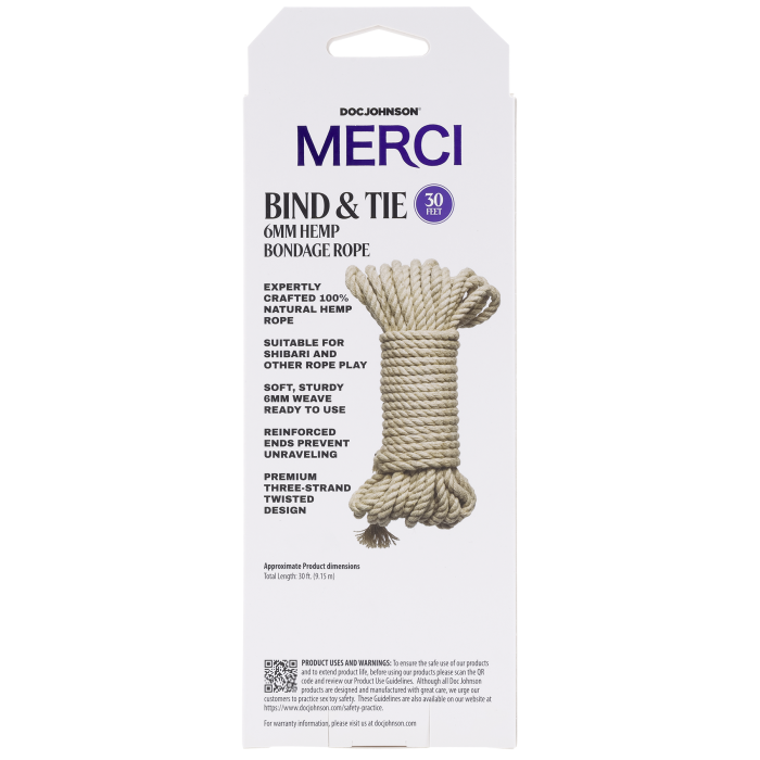 doc-johnson-merci-corde-bondage-chanvre-6-mm-9-m-naturel image 3