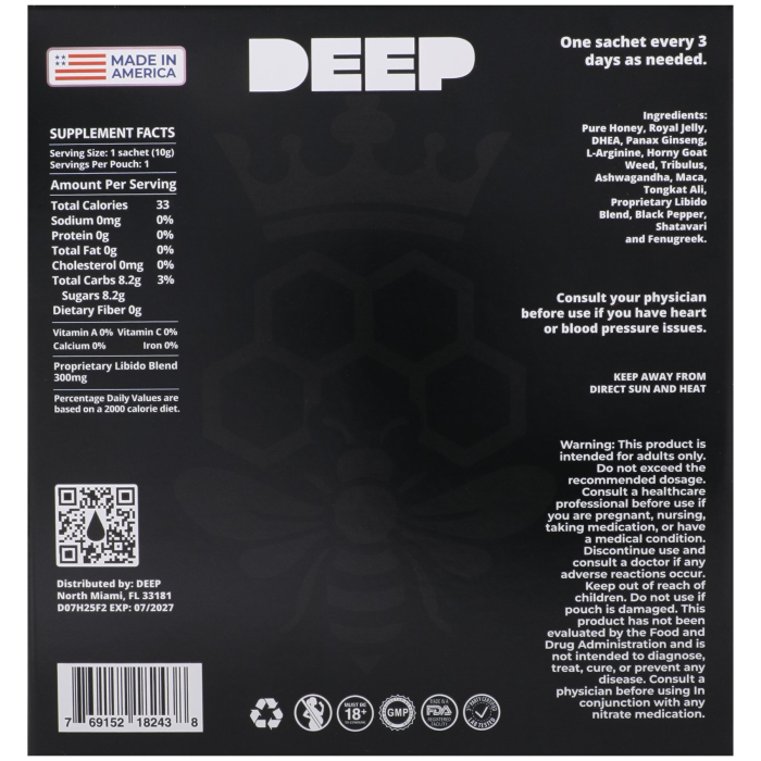doc-johnson-deep-her-royal-honey-miel-intime-sachet-individuel image 4