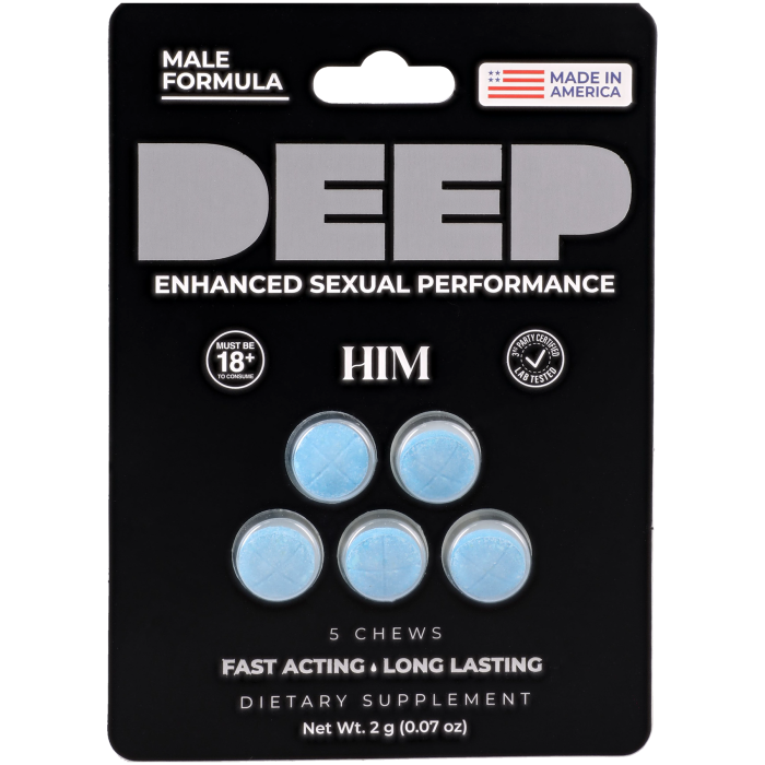 doc-johnson-deep-him-5-chews-comprim-s-blue-razz-homme image 1
