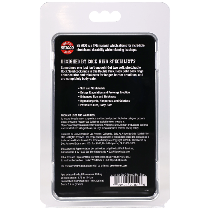 doc-johnson-rock-solid-double-pack-anneau-p-nien-bleu-tpe image 5