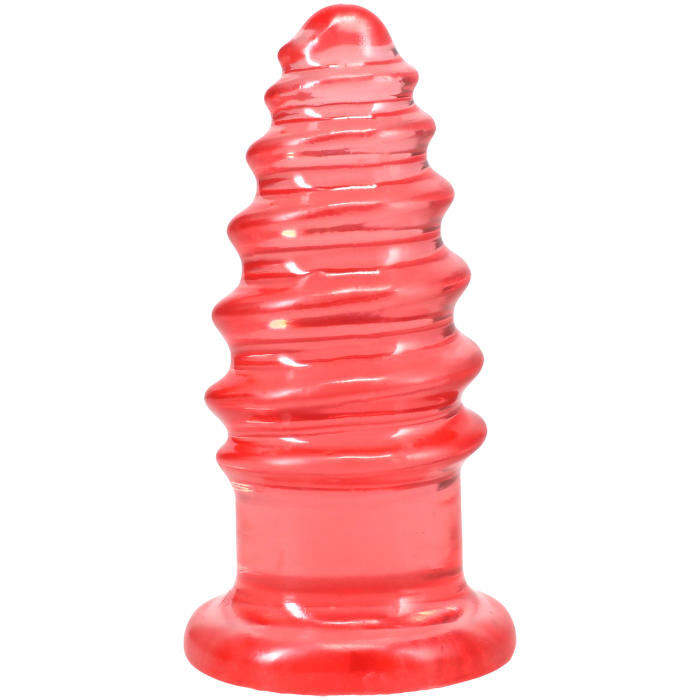 doc-johnson-crystal-jellies-anal-twist-plug-anal-transparent-5 image 5