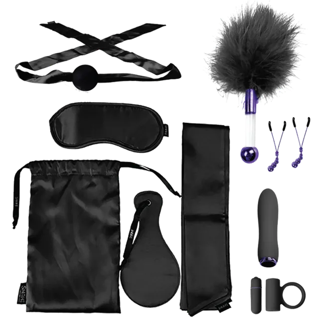 doc-johnson-merci-vip-room-kit-bdsm-11-pi-ces-noir image 1