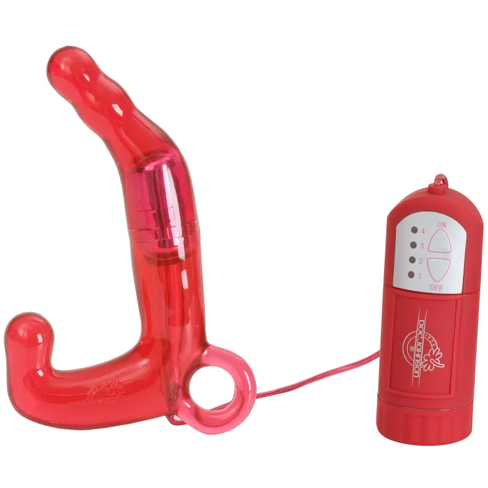 doc-johnson-anal-toys-prostate-pleasure-wand-stimulateur-rouge image 1