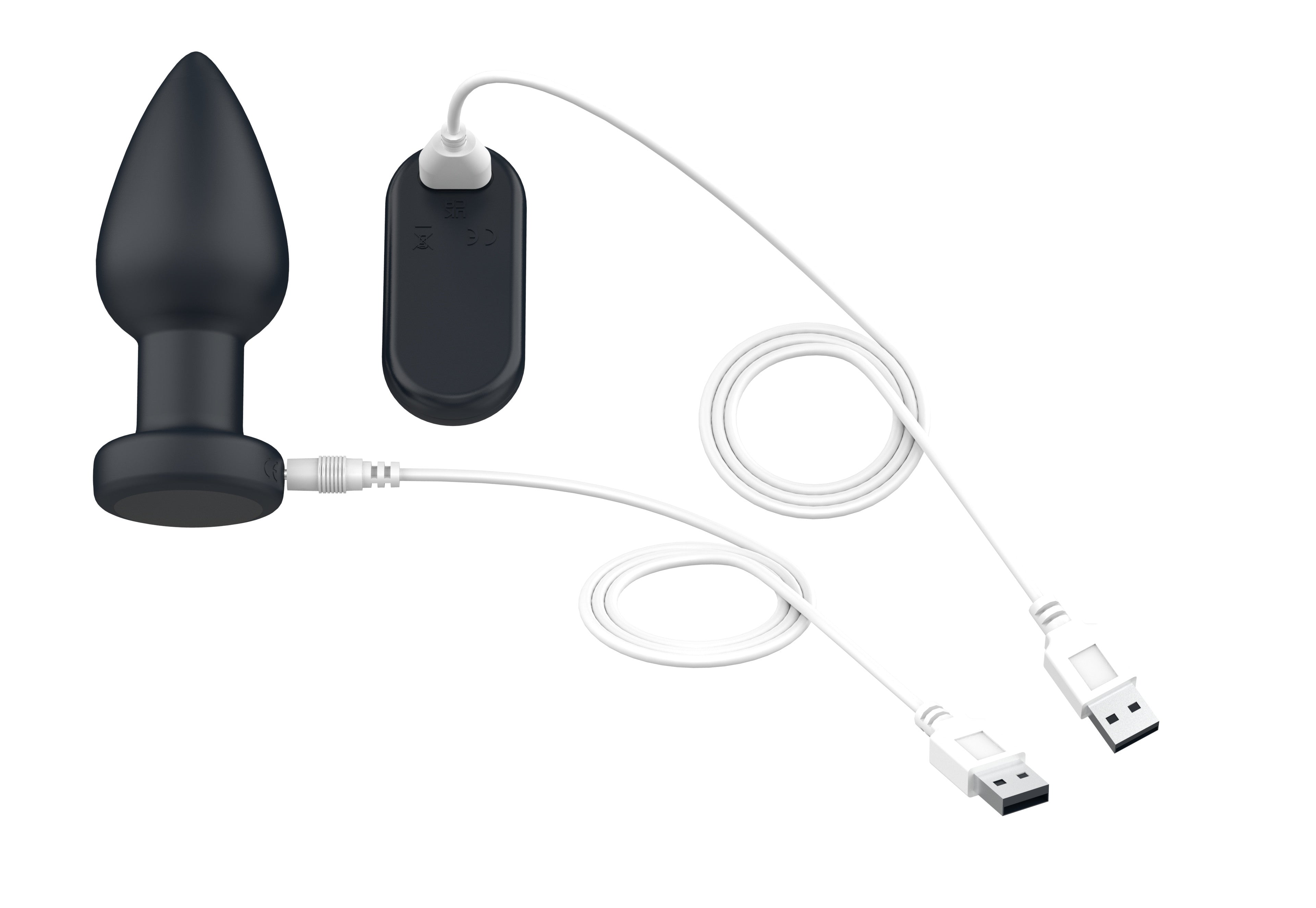 be-happy-halo-plug-anal-vibrant-t-l-command-noir-lumineux image 6