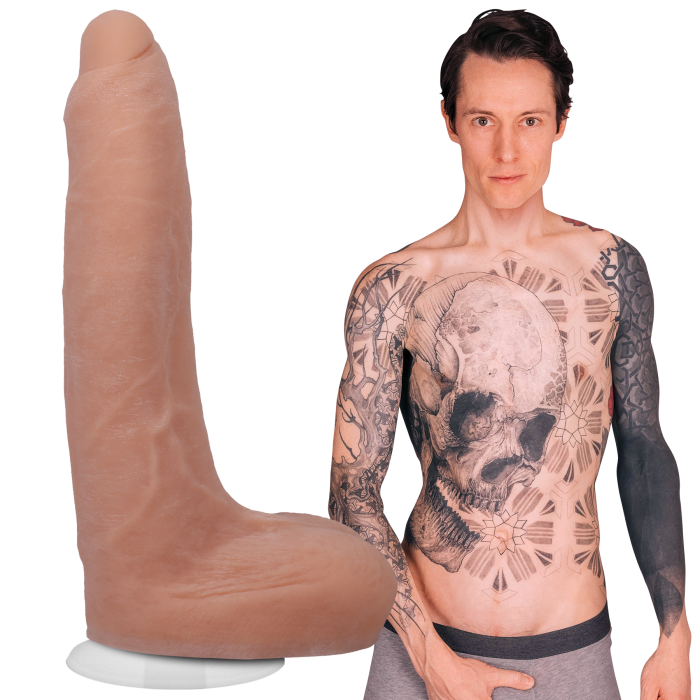 doc-johnson-signature-cocks-owen-gray-9-inch-gode-ultraskyn-ventouse image 2