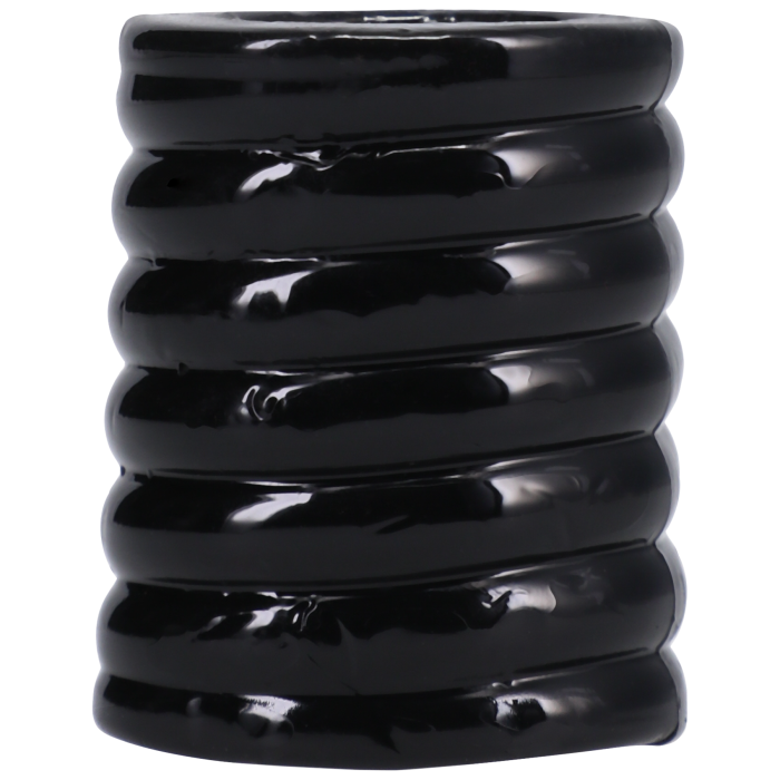 rock-solid-the-cage-anneau-p-nien-noir-textur-tpe image 1