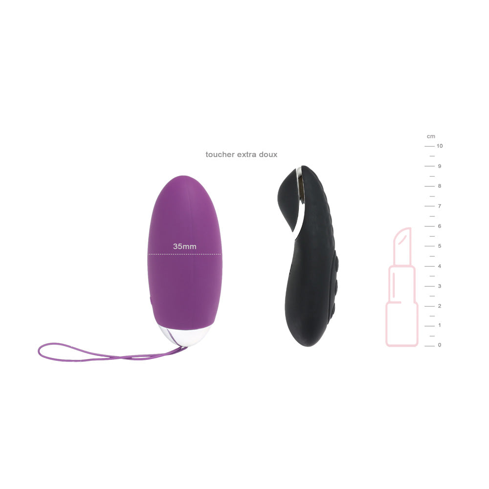 be-happy-r-gne-oeuf-vibrant-t-l-command-violet-noir-2-en-1 image 2