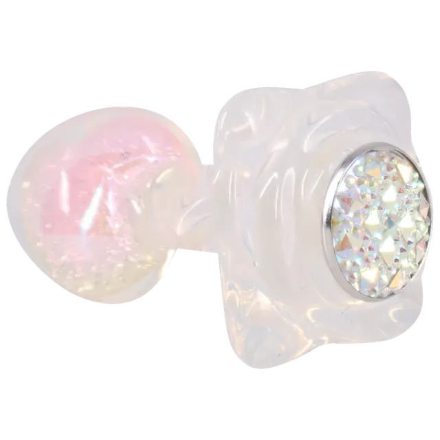 body-bling-booty-bling-plug-anal-silicone-translucide-s image 1