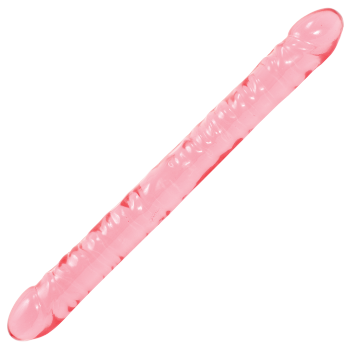 doc-johnson-crystal-jellies-gode-double-45-cm-rose image 1