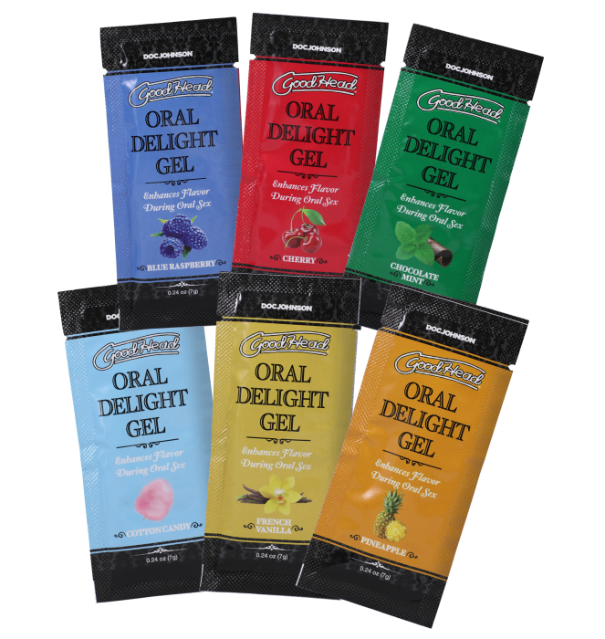 doc-johnson-goodhead-gel-oral-comestible-6-saveurs-kit image 1