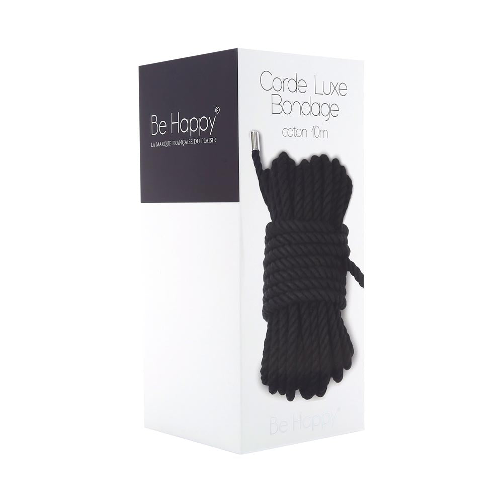 be-happy-domination-soft-corde-bondage-coton-noir-10m image 2