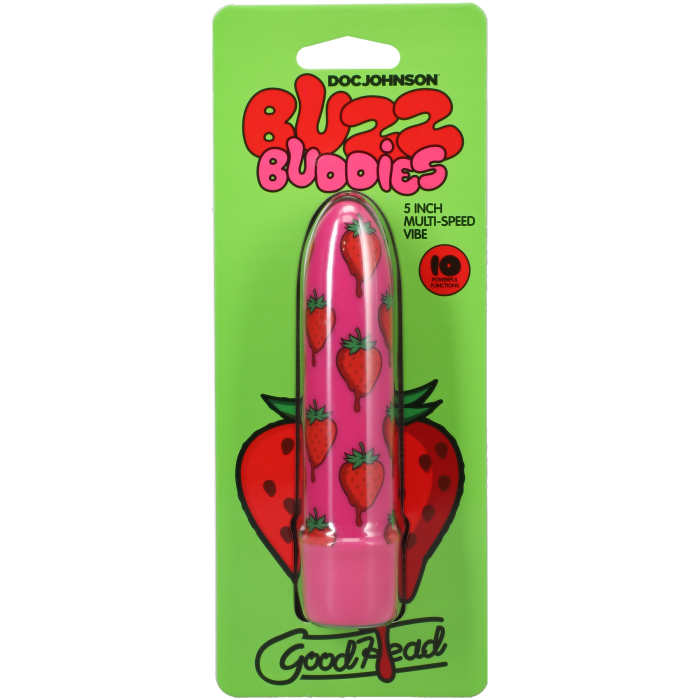 doc-johnson-goodhead-buzz-buddies-mini-vibro-rose-13-cm image 3