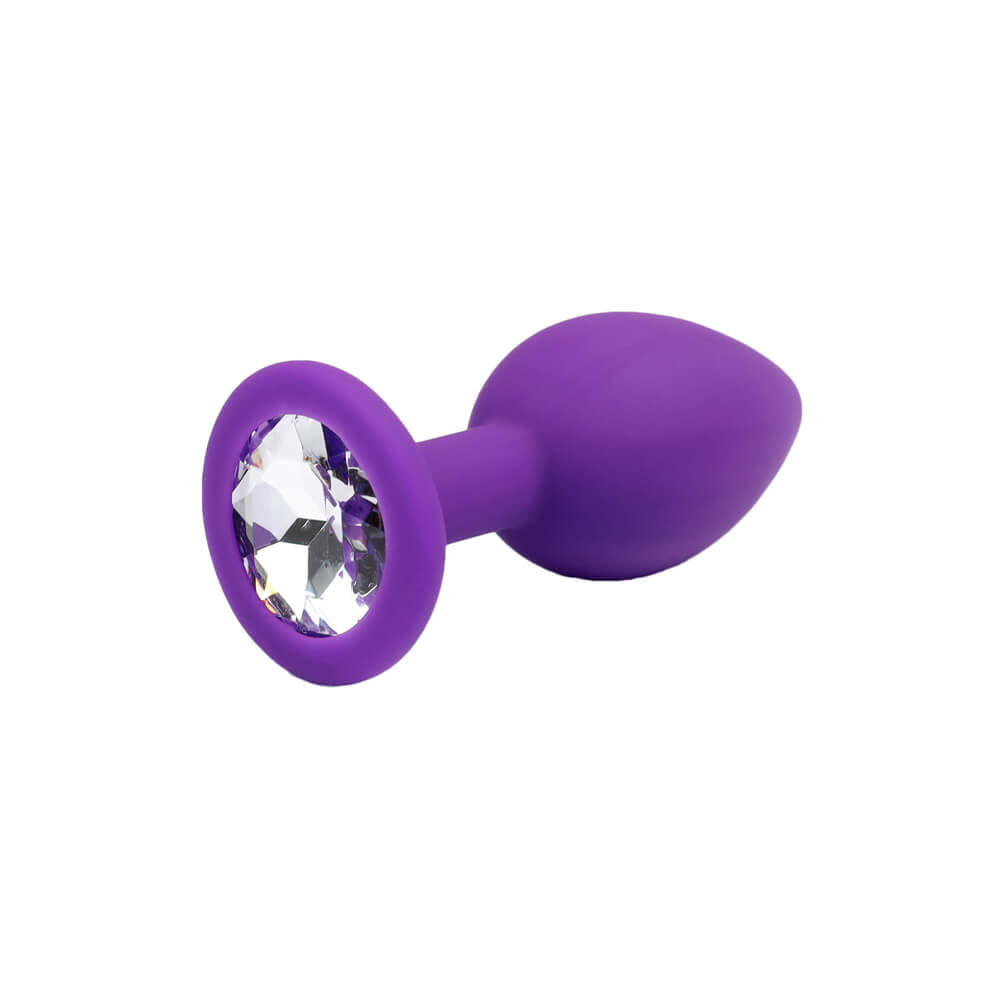 be-happy-joyau-plug-anal-noir-violet-silicone-s-m-l image 8