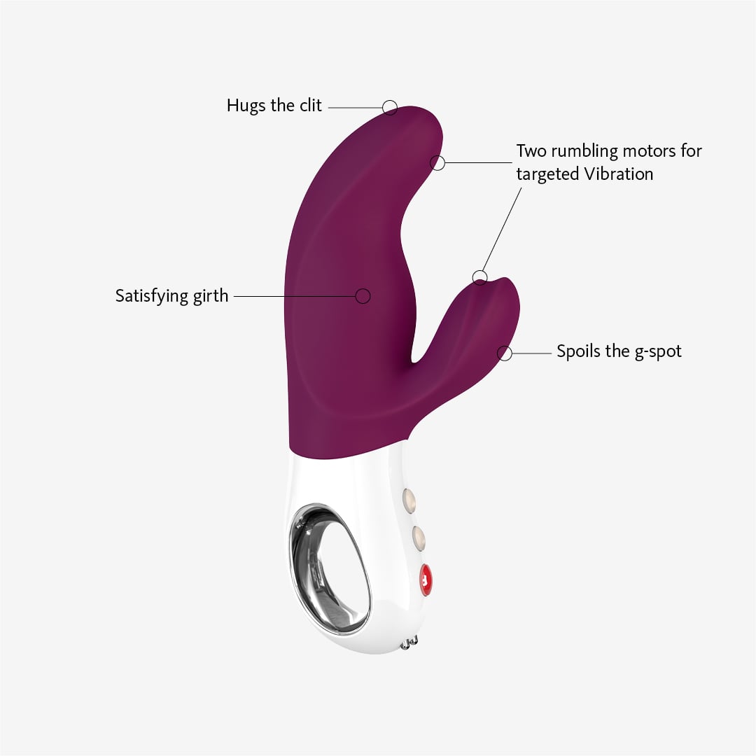 fun-factory-vibrators-miss-bi-rabbit-vibrant-violet-double image 5