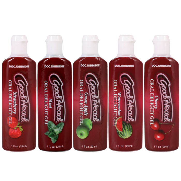doc-johnson-goodhead-gel-oral-fruits-coffret-5-x-28-g image 1