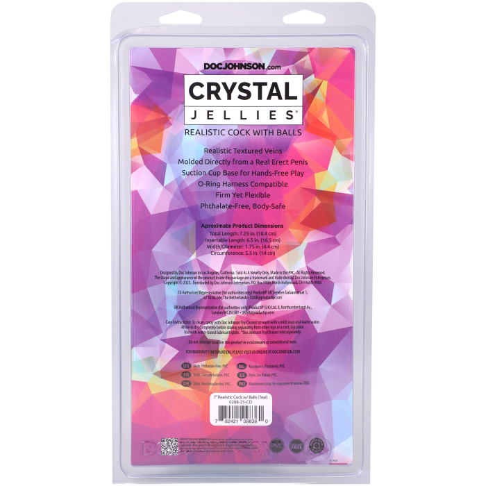 doc-johnson-crystal-jellies-gode-r-aliste-18-cm-violet image 6